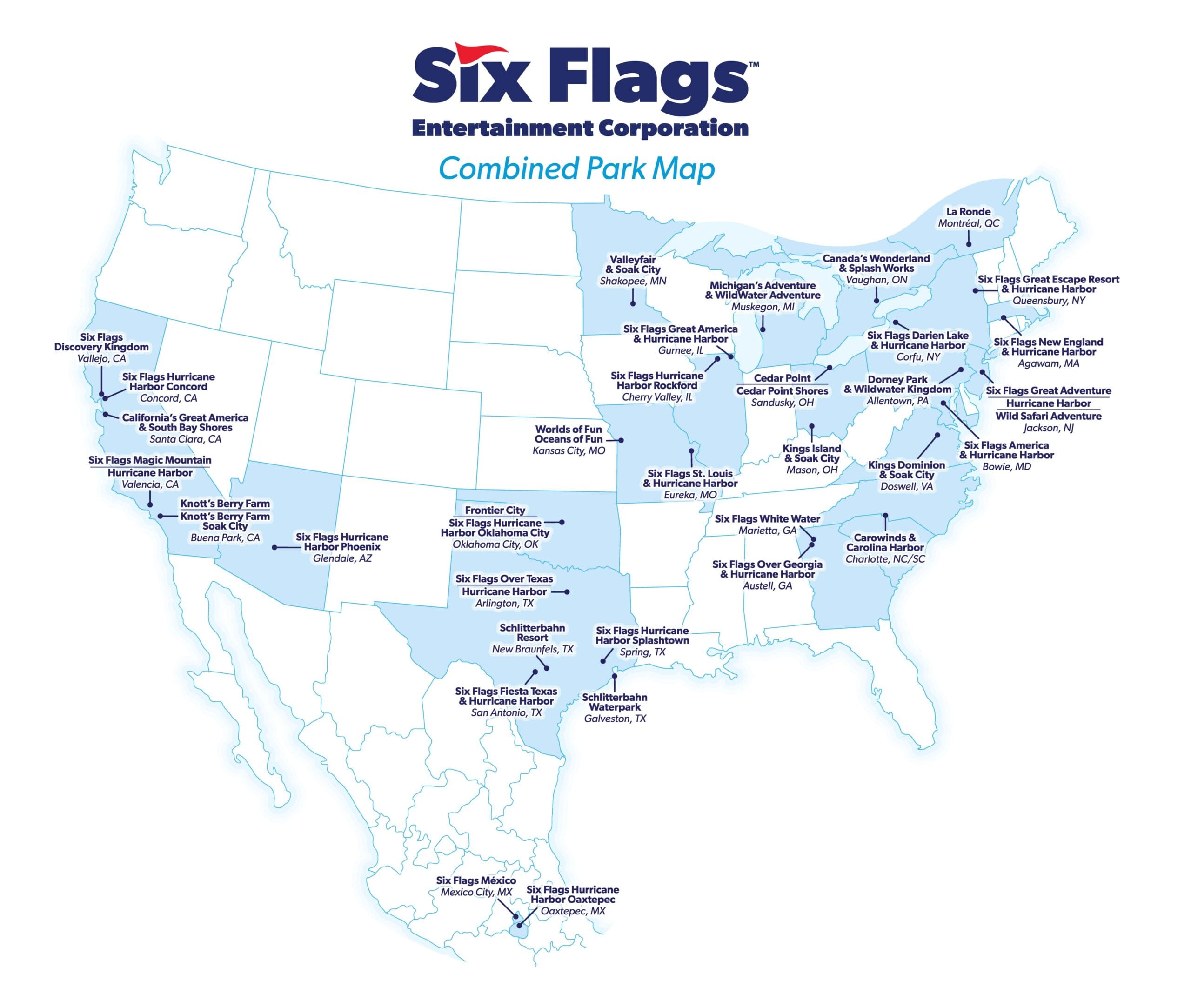 Six Flags Parks